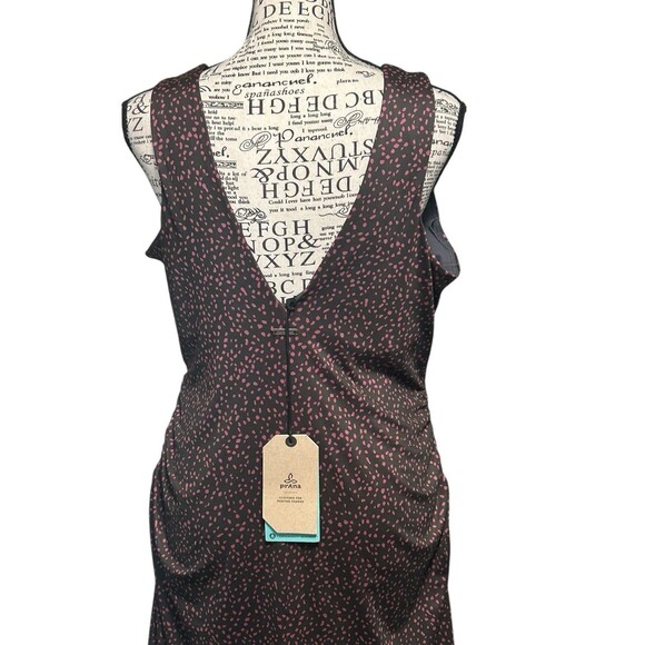 prAna Pearl Isla Bodycon Dress  XL  -Deep Pine Spots Built-In Support GC+ Casual - Picture 6 of 10